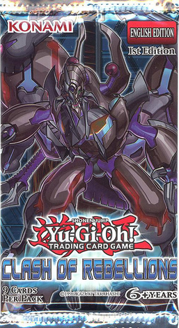 Yugioh - Clash of Rebellions Booster Pack - 1st Edition (Bundle of 24) available at 401 Games Canada