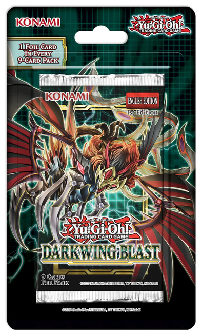 Yugioh - Darkwing Blast Blister Pack - 1st Edition - Bundle of 24 available at 401 Games Canada