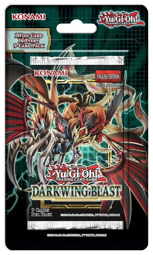 Yugioh - Darkwing Blast Blister Pack - 1st Edition - Bundle of 24 available at 401 Games Canada