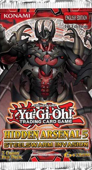 Yugioh - Hidden Arsenal 5: Steelswarm Invasion Blister Pack (Bundle of 24) available at 401 Games Canada