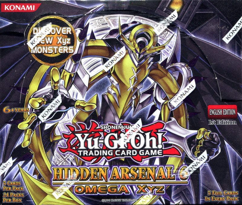 401 Games Canada - Yugioh - Hidden Arsenal 6: Omega Xyz Booster Box - 1st Edition 401 Games Canada - Yugioh - Hidden Arsenal 6: Omega Xyz Booster Box - 1st Edition