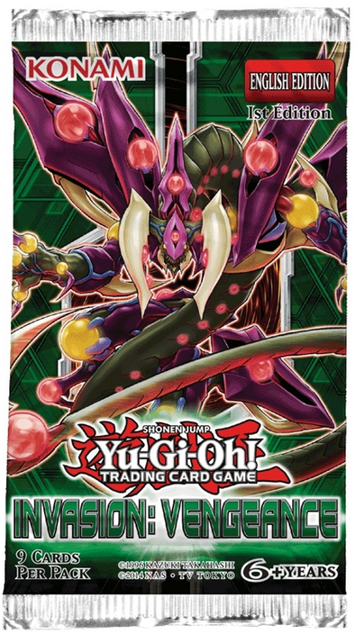 Yugioh - Invasion: Vengeance Booster Pack - 1st Edition available at 401 Games Canada