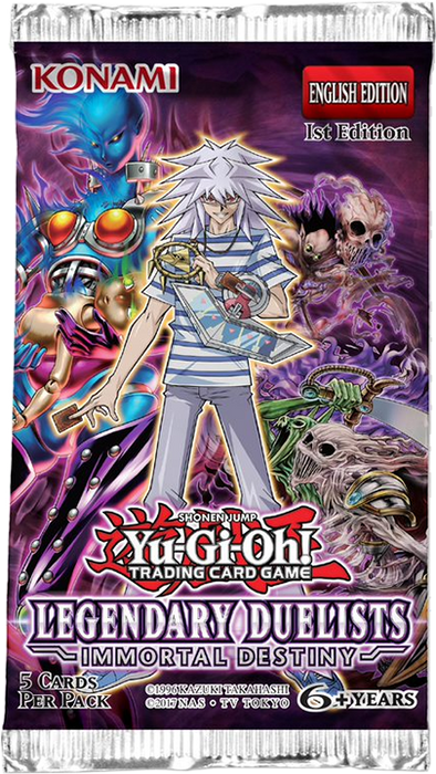 Yugioh - Legendary Duelists: Immortal Destiny- 1st Edition Booster Pack available at 401 Games Canada