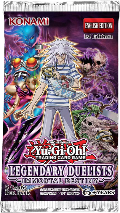 Yugioh - Legendary Duelists: Immortal Destiny- 1st Edition Booster Pack available at 401 Games Canada