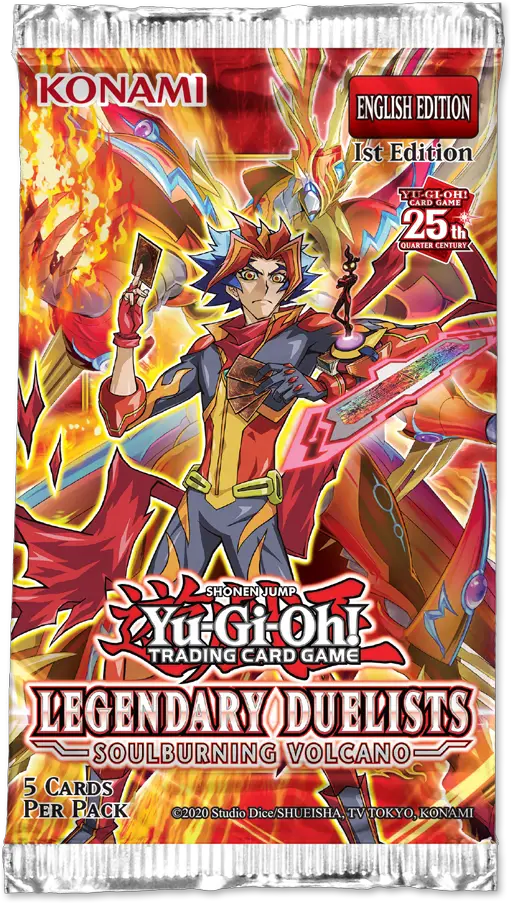 Yugioh - Legendary Duelists - Soulburning Volcano Booster Pack - 1st Edition available at 401 Games Canada