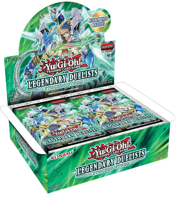 Yugioh - Legendary Duelists: Synchro Storm Booster Box - 1st Edition available at 401 Games Canada