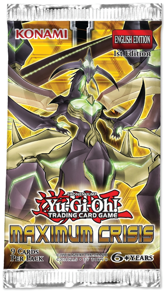 Yugioh - Maximum Crisis Booster Pack - 1st Edition available at 401 Games Canada