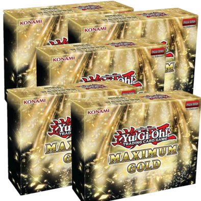 Yugioh - Maximum Gold - (Display of 5) available at 401 Games Canada