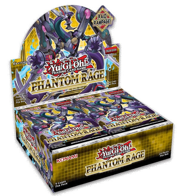 Yugioh - Phantom Rage Booster Box - 1st Edition available at 401 Games Canada