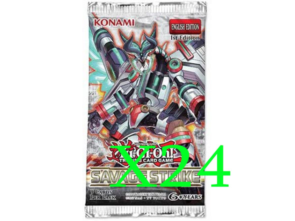 Yugioh - Savage Strike - 1st Edition Booster Pack (Bundle of 24) available at 401 Games Canada