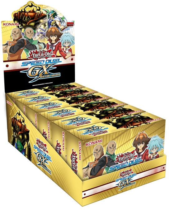 Yugioh - Speed Duel GX: Midterm Paradox Mini Box - Display of 6 available at 401 Games Canada