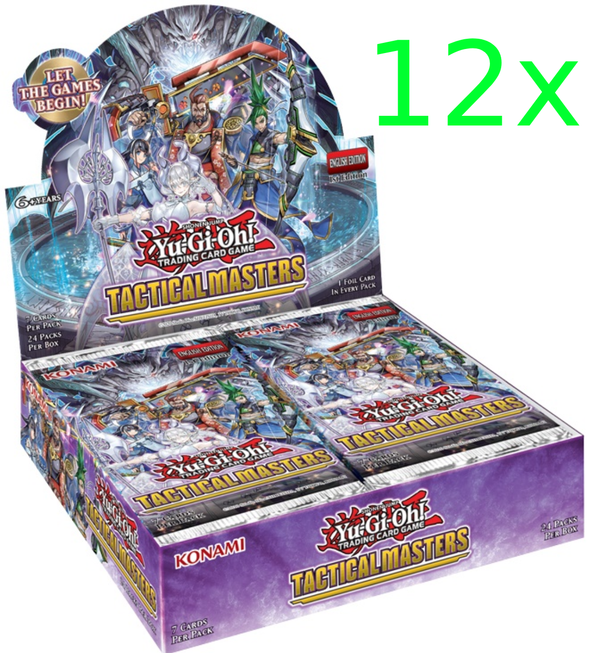 Yugioh - Tactical Masters Booster Box - 1st Edition - Case of 12 available at 401 Games Canada