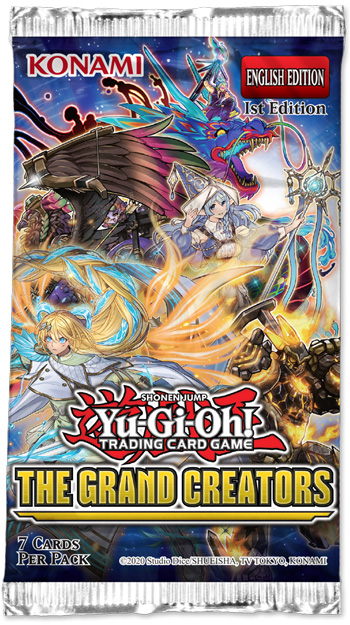 Yugioh - The Grand Creators Booster Pack 1st Edition available at 401 Games Canada