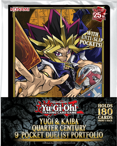 Yugioh - Yugi and Kaiba Quarter Century - 9 Pocket Binder (Pre-Order) available at 401 Games Canada