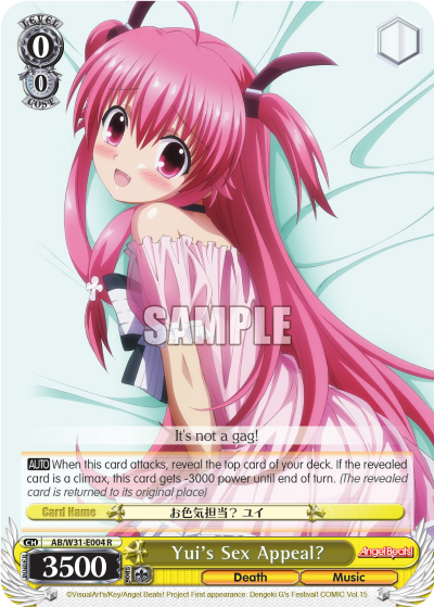 Yui's Sex Appeal? - AB/W31-E004 - Rare available at 401 Games Canada