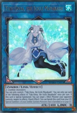 Yuki-Onna, the Icicle Mayakashi - MAMA-EN014 - Ultra Rare - 1st Edition available at 401 Games Canada
