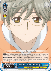 Yukito: Just Visiting - CCS/WX01-E082 - Rare available at 401 Games Canada