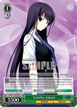 Yumiko Sakaki (SR) - GRI/S72-TE05S - Super Rare available at 401 Games Canada