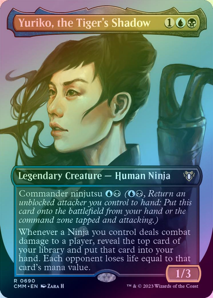 Yuriko Games 401 Games Canada - Yuriko, the Tiger's Shadow - Borderless (Foil) (CMM)