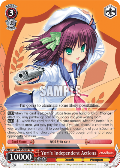 Yuri's Independent Actions - AB/W31-E058 - Double Rare available at 401 Games Canada