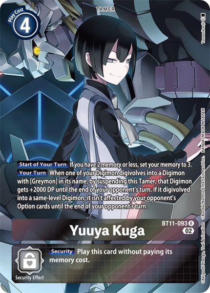 Yuuya Kuga (Alternate Art) - BT11-093 - Rare available at 401 Games Canada