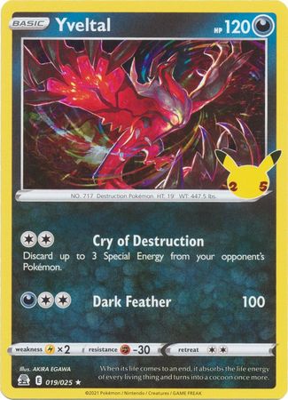 Yveltal - 019/025 - Holo Rare available at 401 Games Canada