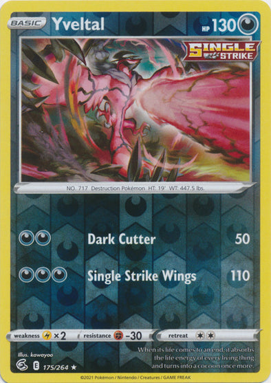 Yveltal - 175/264 - Rare - Reverse Holo available at 401 Games Canada