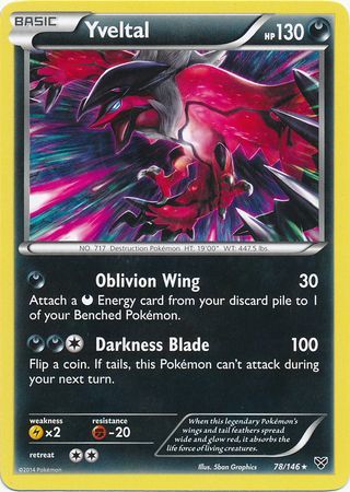 Yveltal - 78/146 - Rare available at 401 Games Canada