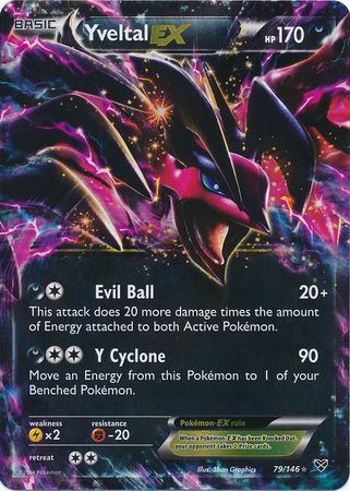 Yveltal EX - 79/146 - Ultra Rare available at 401 Games Canada