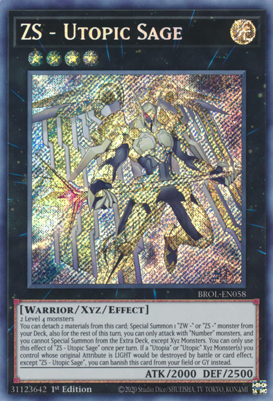 ZS - Utopic Sage - BROL-EN058 - Secret Rare - 1st Edition available at 401 Games Canada