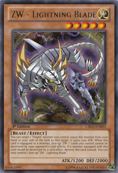 ZW - Lightning Blade - CBLZ-EN005 - Rare - 1st Edition available at 401 Games Canada
