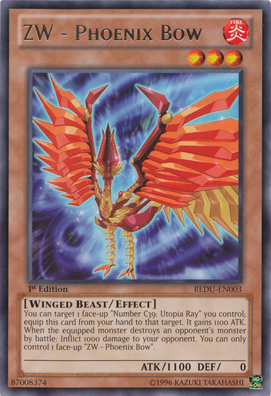 ZW - Phoenix Bow - REDU-EN003 - Rare - 1st Edition available at 401 Games Canada