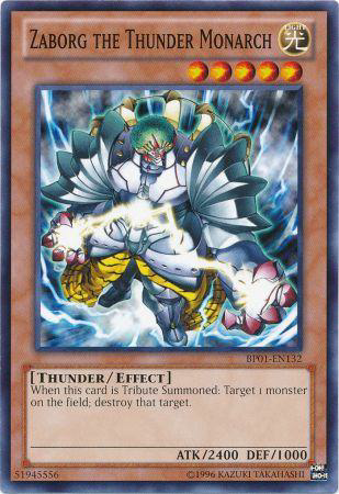 Zaborg the Thunder Monarch - BP01-EN132 - Common - Unlimited available at 401 Games Canada