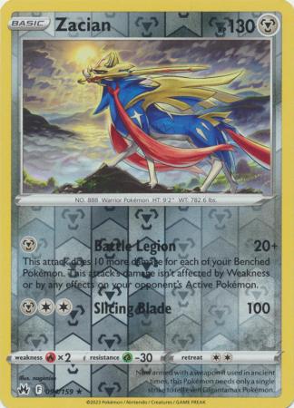 Zacian - 094/159 - Holo Rare - Reverse Holo available at 401 Games Canada