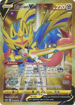 Zacian V - 211/202 - Secret Rare available at 401 Games Canada