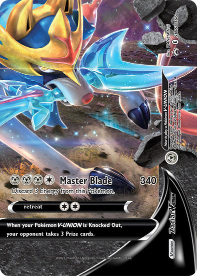 Zacian V-UNION - SWSH166 - Promo available at 401 Games Canada