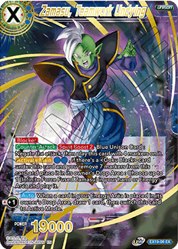 Zamasu, Teamwork Undying - EX19-06 - Expansion Rare available at 401 Games Canada