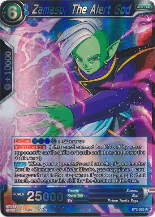 Zamasu, The Alert God - BT2-056 - Rare available at 401 Games Canada