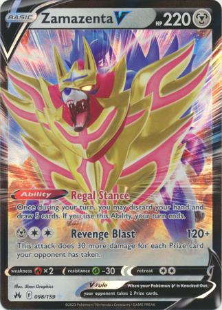 401 Games Canada - Zamazenta V - 098/159 - Ultra Rare 401 Games Canada - Zamazenta V - 098/159 - Ultra Rare