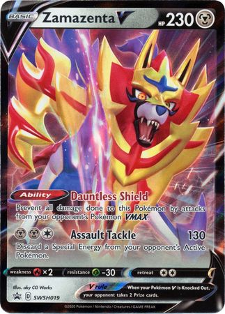 Zamazenta V - SWSH019 - Promo available at 401 Games Canada