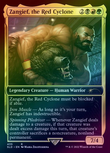 MTG SLD　Street Fighter Foil Edition 401 Games Canada - Zangief, the Red Cyclone - Secret Lair x Street
