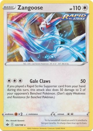 Zangoose - 120/198 - Rare available at 401 Games Canada