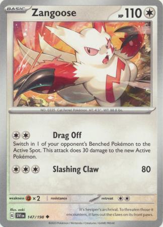 Zangoose - 147/198 - Uncommon available at 401 Games Canada