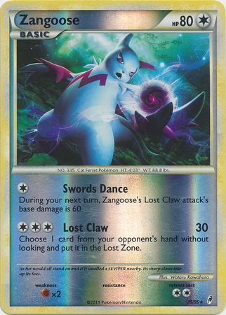 Zangoose - 39/95 - Rare - Reverse Holo available at 401 Games Canada