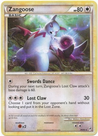 Zangoose - 39/95 - Rare available at 401 Games Canada