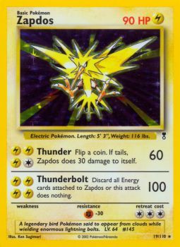 Zapdos - 19/110 - Holo available at 401 Games Canada