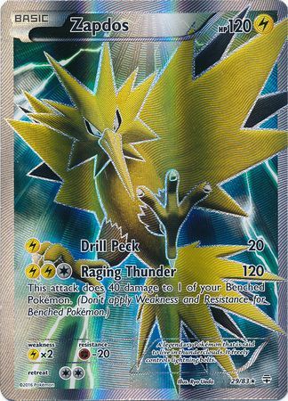 401 Games Canada - Zapdos - 29/83 - Full Art Holo Rare 401 Games Canada - Zapdos - 29/83 - Full Art Holo Rare