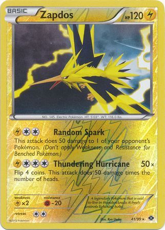 Zapdos - 41/99 - Holo Rare - Reverse Holo available at 401 Games Canada