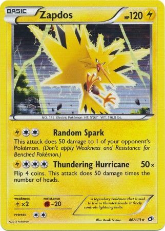 Zapdos - 46/113 - Holo Rare available at 401 Games Canada