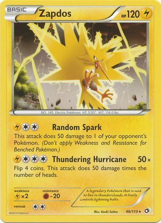 Zapdos - 46/113 - Rare - Theme Deck Exclusive available at 401 Games Canada